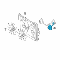 OEM Toyota Prius Fan Motor Diagram - 16363-21010