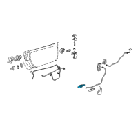 OEM 2009 Chevrolet Corvette Handle, Inside Diagram - 88956718