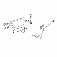 OEM 2008 Cadillac XLR Lower Hinge Diagram - 20982041