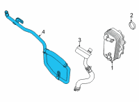 OEM 2022 Ford E-350 Super Duty Inlet Hose Diagram - LC2Z-6A715-A