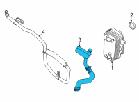 OEM Ford E-350 Super Duty Outlet Hose Diagram - LC2Z-6K743-A