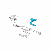 OEM 2007 Dodge Magnum Converter-Front Diagram - 4581752AD