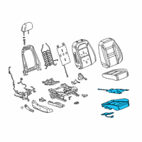 OEM Chevrolet Blazer Passenger Discriminating Sensor Diagram - 84641541