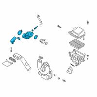 OEM Kia Forte Hose Assembly-Air Intake Diagram - 28140M7400