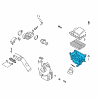 OEM Kia Forte Body-Air Cleaner Diagram - 28112M6000