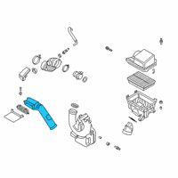 OEM 2020 Kia Forte Duct Assembly-Air Diagram - 28210M6000