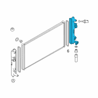 OEM Nissan Leaf Tank-Radiator, RH Diagram - 21412-3NA0A