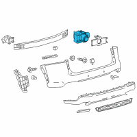 OEM Lexus GS200t Sensor, Ultrasonic Diagram - 89341-06050-D0