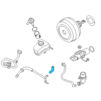 OEM 2008 BMW M3 Vacuum Pipe Diagram - 11-61-7-838-382