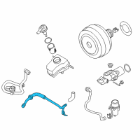 OEM BMW Vacuum Pipe Diagram - 11-61-7-838-381