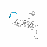 OEM 2012 Lexus IS F Sensor, Air Fuel Ratio Diagram - 89467-53020