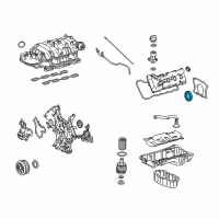 OEM 2008 Toyota 4Runner Rear Seal Diagram - 90311-A0002