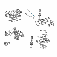 OEM 2015 Toyota Sequoia Dipstick Diagram - 15301-0S030