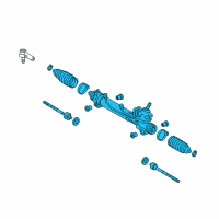 OEM 2009 Toyota Sienna Gear Assembly Diagram - 44250-08041