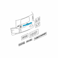 OEM 2007 Chevrolet HHR Applique Diagram - 22734942