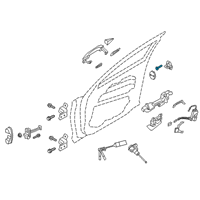 OEM 2015 Hyundai Sonata Screw/Machine-Torx Diagram - 81456-3S000