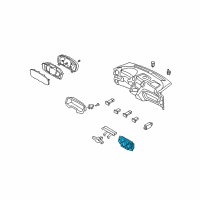 OEM 2008 Kia Rondo Control Assembly-Heater Diagram - 972501D100