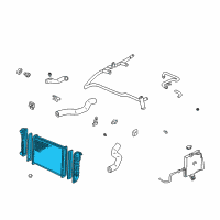 OEM 2005 Buick Century Radiator Diagram - 89018542