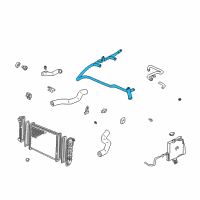 OEM 2005 Buick Century By-Pass Pipe Diagram - 24507875