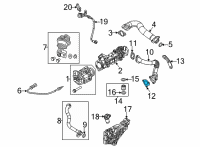 OEM 2018 Jeep Grand Cherokee Gasket Diagram - 68211317AA