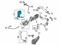 OEM 2021 Jeep Wrangler Egr Vacuum Solenoid Diagram - 68490114AA