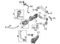 OEM 2021 Jeep Wrangler Sensor-Pressure Diagram - 68211254AA