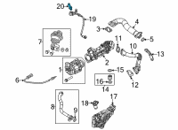 OEM 2015 Jeep Grand Cherokee Sensor-Pressure Diagram - 68211254AA