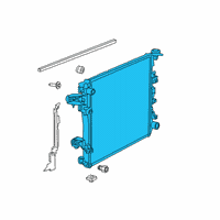 OEM 2020 Ram 3500 Engine Cooling Radiator Diagram - 68322493AA