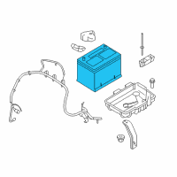 OEM 2013 Ford Police Interceptor Utility Battery Diagram - BXT-59