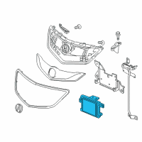 OEM Acura RDX Radar Sub Assembly Diagram - 36802-TX4-A02