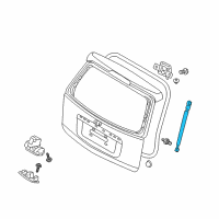 OEM Hyundai Elantra Lifter Assembly-Tail Gate, LH Diagram - 81770-2L201