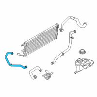 OEM 2011 Mercury Milan Lower Hose Diagram - 9E5Z-8286-D