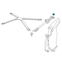 OEM 2018 Ram ProMaster 1500 Nut-HEXAGON Lock CONED Washer Diagram - 6509473AA