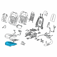 OEM 2017 Buick LaCrosse Seat Cushion Pad Diagram - 26219113