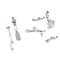 OEM Chevrolet Trailblazer Upper Mount Diagram - 15743856