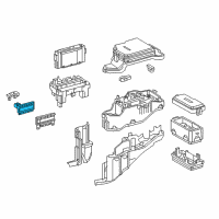 OEM 2017 Lexus RX350 Block Assembly, FUSIBLE Diagram - 82620-48210