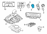 OEM BMW 330e Lighter Element Diagram - 61-34-9-392-054