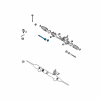 OEM 2008 Scion tC Inner Tie Rod Diagram - 45503-29825