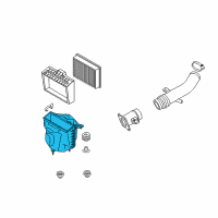 OEM 2006 Nissan 350Z Body Assembly-Air Cleaner Diagram - 16528-CF100