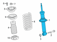 OEM 2020 BMW X3 SPRING STRUT, REAR Diagram - 33-52-6-871-805