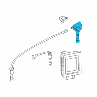 OEM 2002 Hyundai Sonata Coil Assembly-Ignition Diagram - 27301-38020