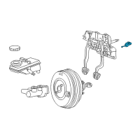 OEM Ford Thunderbird Stoplamp Switch Diagram - XW4Z-13480-AA