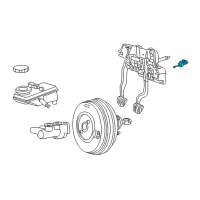 OEM 2004 Ford Thunderbird Stoplamp Switch Diagram - XW4Z-13480-AA