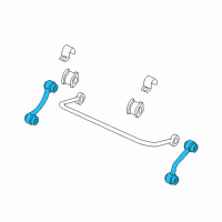 OEM Pontiac GTO Link, Rear Stabilizer Shaft Diagram - 92055984