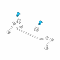 OEM 2000 Cadillac Catera Clamp, Rear Stabilizer Shaft Insulator Diagram - 90304339