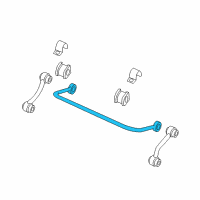 OEM 2005 Pontiac GTO Shaft-Rear Stabilizer Diagram - 92048231