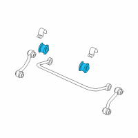 OEM 2004 Pontiac GTO Bushing-Rear Stabilizer Shaft Diagram - 92038560