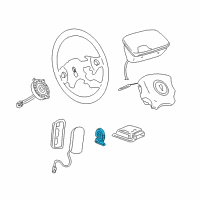OEM Pontiac Aztek Sensor Asm-Inflator Restraint Side Imp Diagram - 10314910
