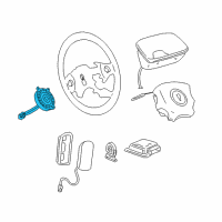 OEM 2001 Pontiac Aztek Coil Asm-Steering Wheel Inflator Restraint Module (W/ Accessory Diagram - 10438619