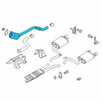 OEM 2019 Ford Mustang Catalytic Converter Diagram - JR3Z-5E212-G